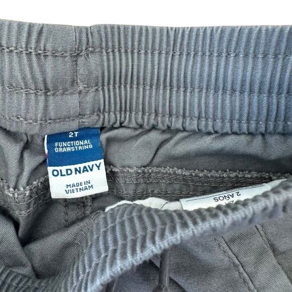 NWT Old Navy Jogger Boy Pant with Drawstring Dark Gray 2T - Picture 5 of 8